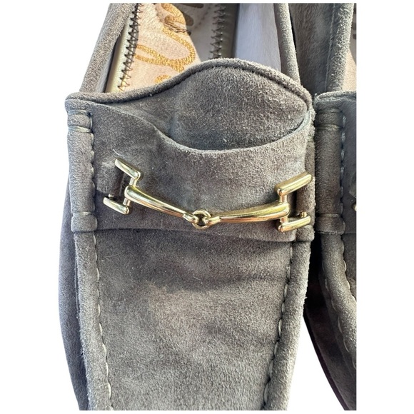 Sam Edelman “Talia” horsebit suede loafers – olive green, size 6 - Picture 6 of 10